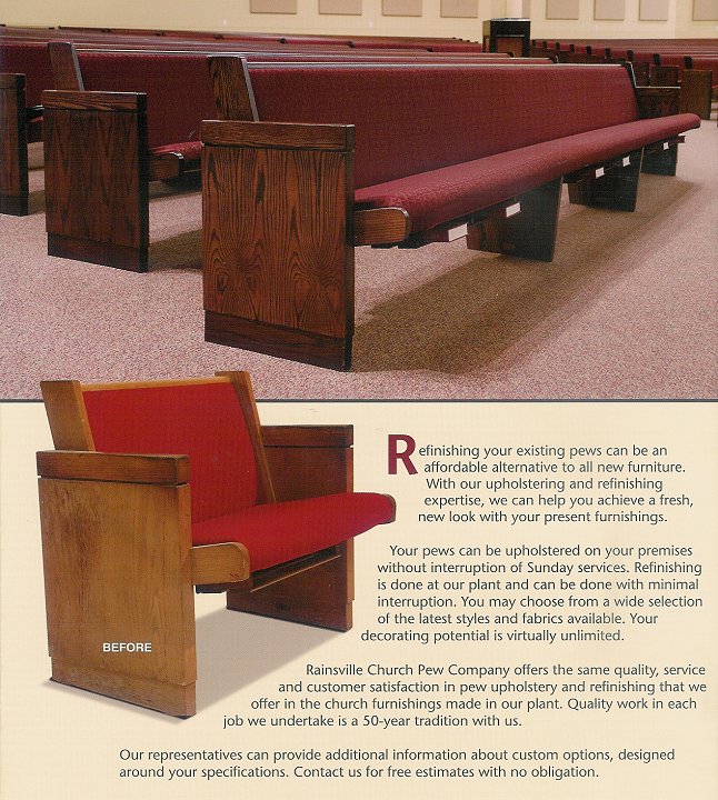 Refinishing Upholstering